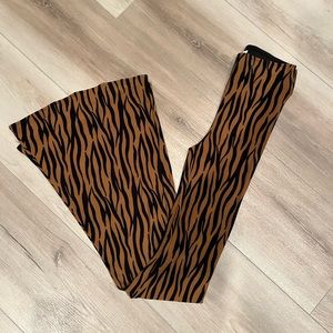 Show me your mumu leopard flare pants